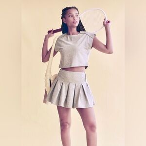 NWT FREE PEOPLE MOVEMENT HOME BASE SET HEATHER GREY